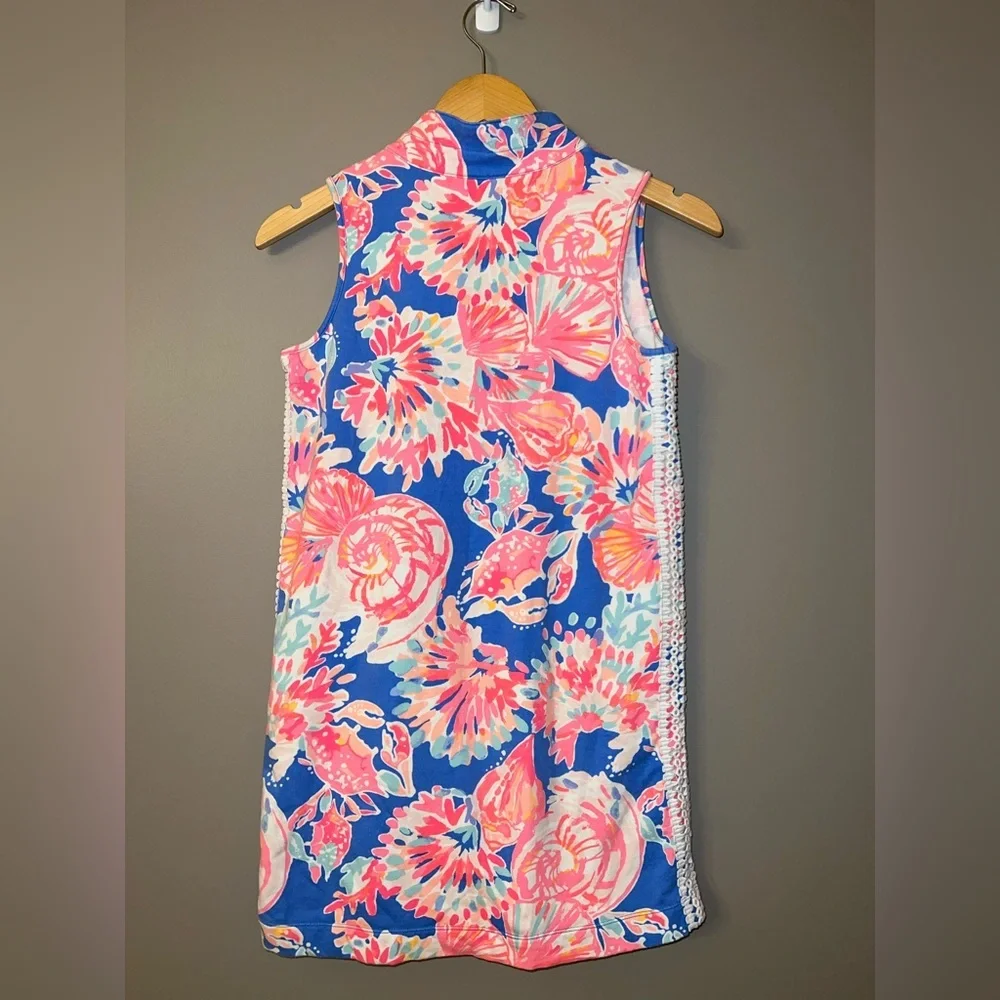 Lilly Pulitzer Mini Skipper sleeveless dress bay dreamin blue